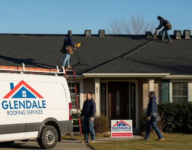 Roofing projects by glendale roofing services